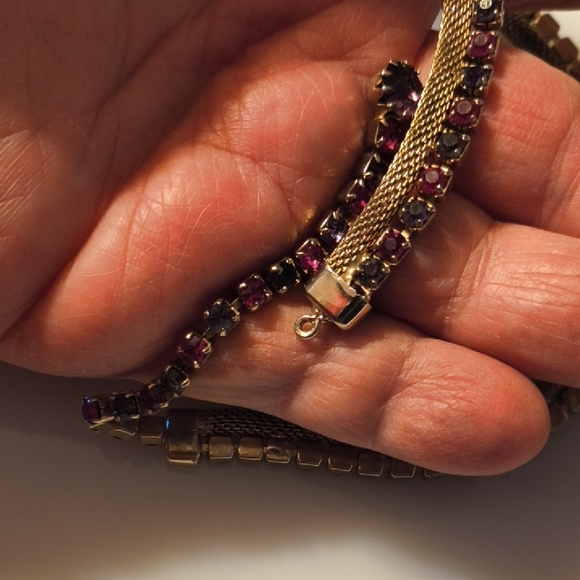 Albert Weiss Vintage Gold and Purple 5pc Glam Set - Picture 7 of 7